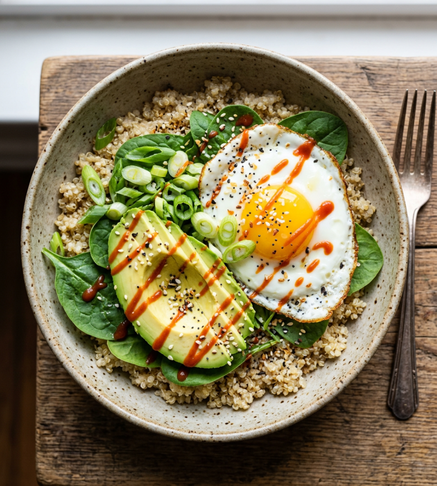 Savory Avocado Breakfast Bowl