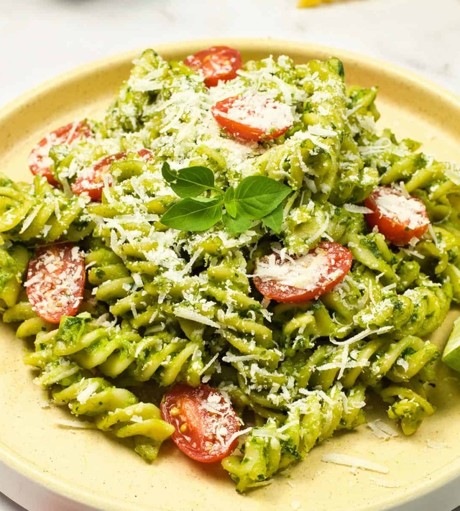 Creamy Avocado Green Pasta